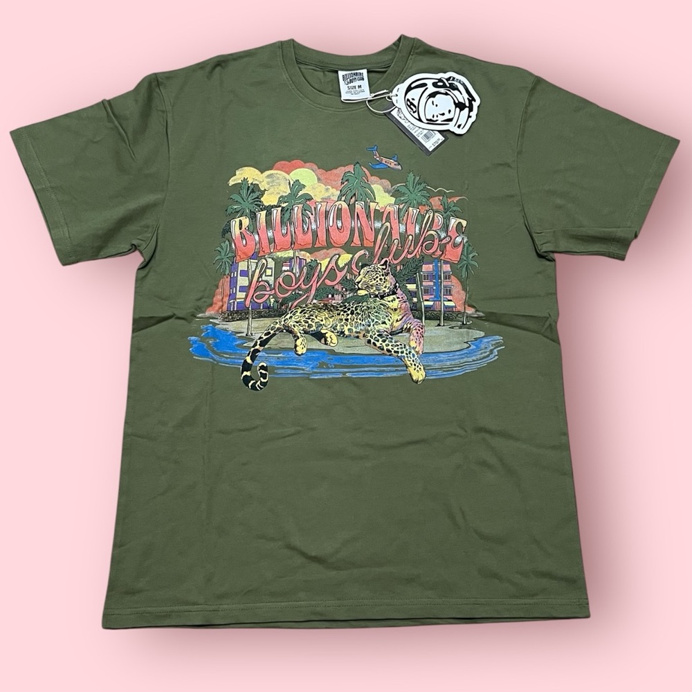Billionaire Boys Club BB Leopard Graphic Men’s Tee (Loden Green)